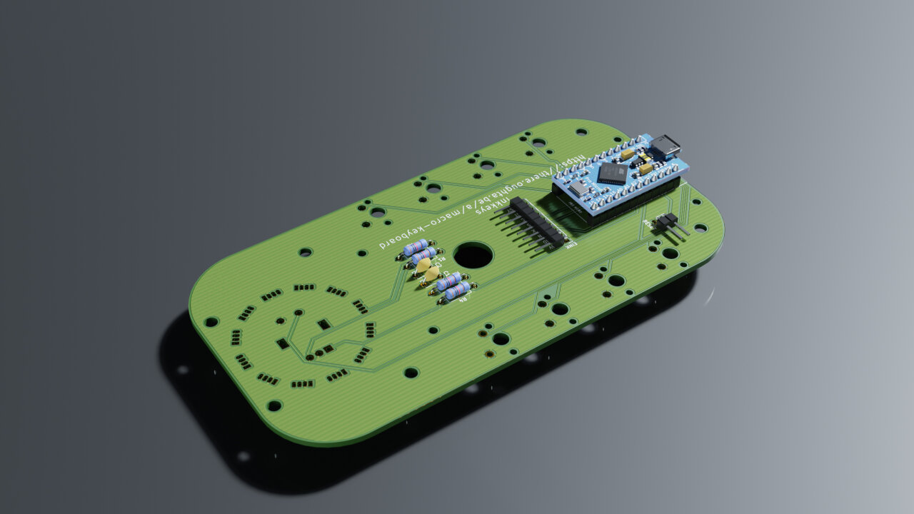 Rendered view of the bottom of the device with all components in place.