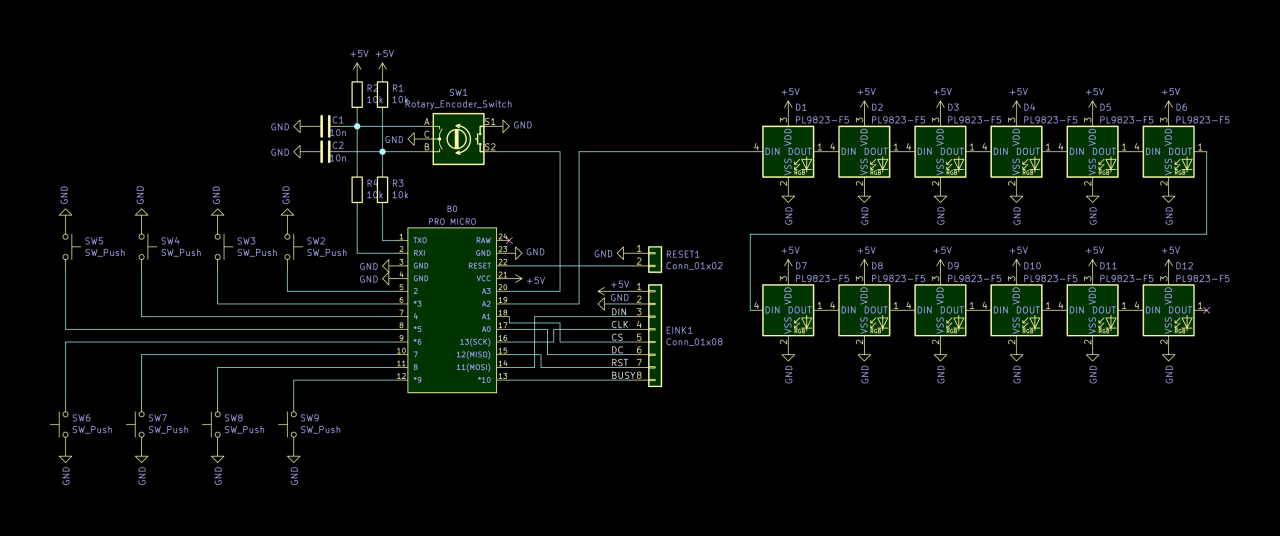 Circuit diagram of the device.